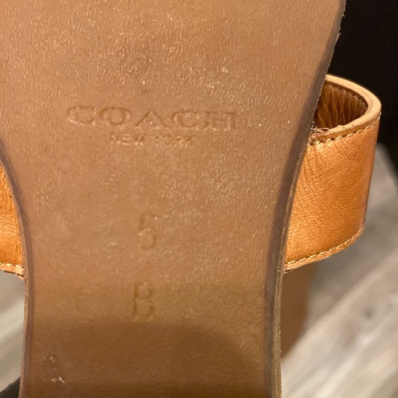 Coach wedge thong sandals size 5B - Picture 14 of 16